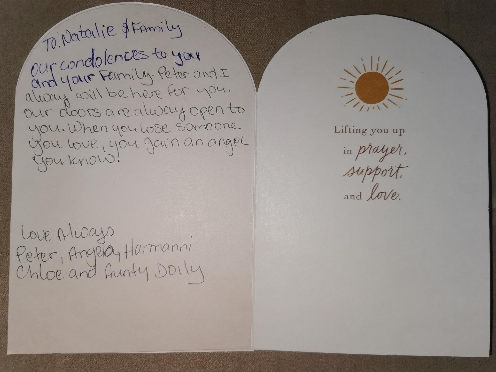 Peter, Angela, Harmani, Chloe& Aunty Dolly